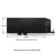 Load image into Gallery viewer, V-Nose Enclosed Unitlity Cargo Trailer Cover