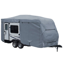 Load image into Gallery viewer, GEARFLAG Travel Trailer RV Cover 4 Layers top with reinforced windproof side-straps
